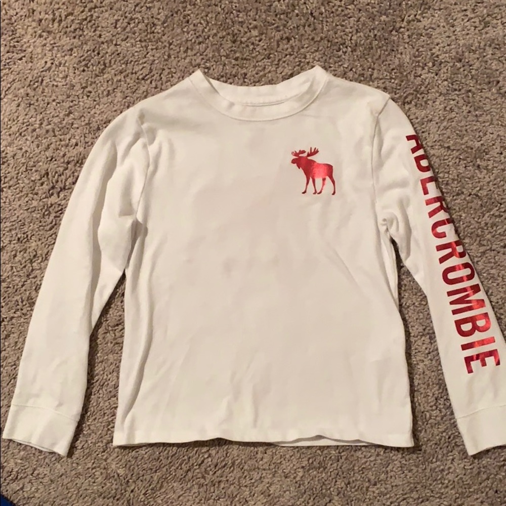 Boys Abercrombie long sleeve cotton t shirt- 5/6